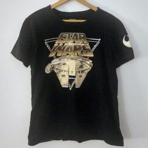 Unisex Star Wars Millennium Falcon Black Tee